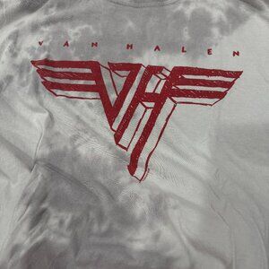 Gray Van Halen Tshirt Tie Die size M Box 7